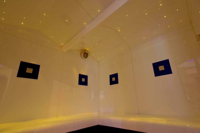 Wellnessoase Dampfbad mit Sternenhimmel