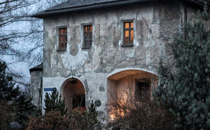 Burg Gruttenstein am Abend