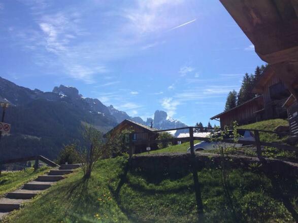 Blick von der Terrasse auf die Bischofsmütze