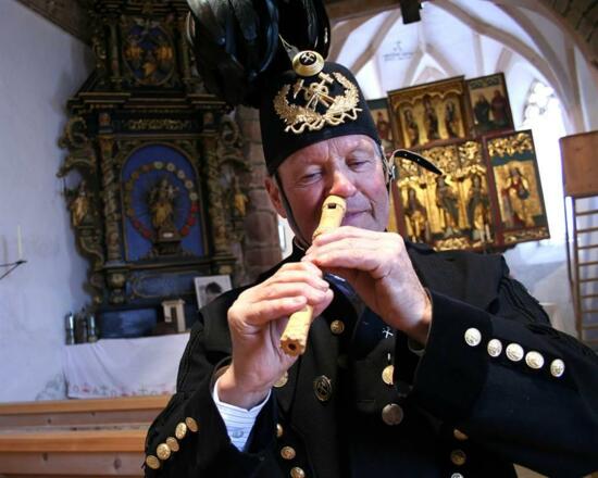 Adolf Zudrell, der Flötenspielder vom Kristberghof