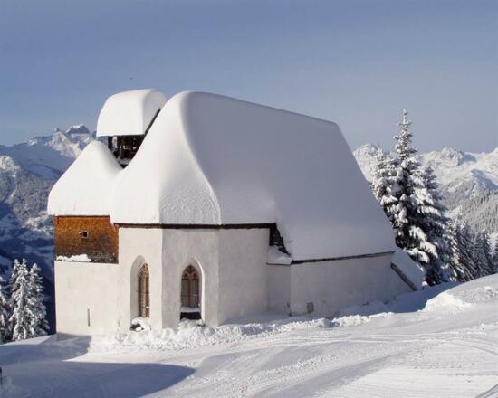 St Agatha Kapelle am Kristberg im Silbertal