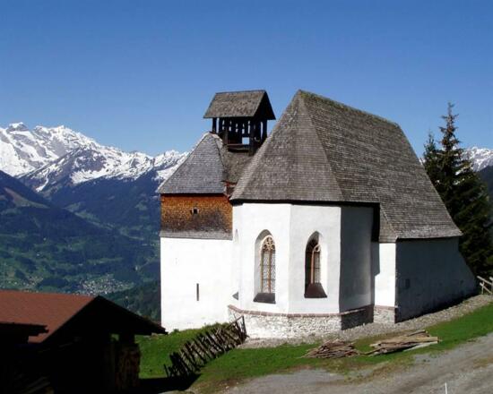 St Agatha Kirche am Kristberg im Silbertal