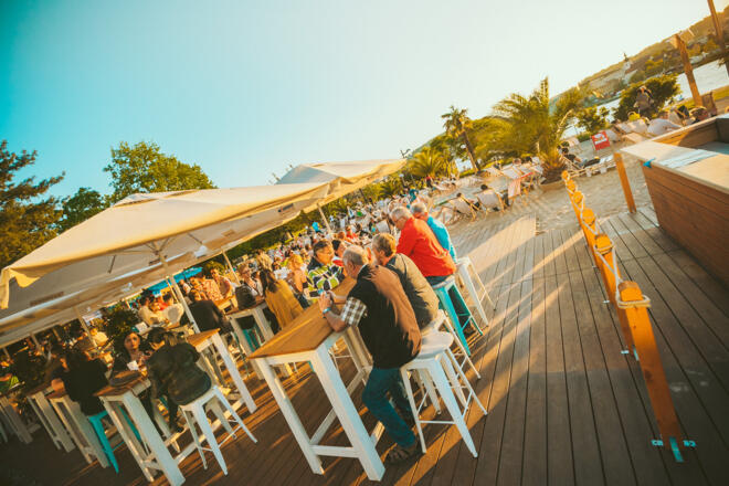Terrasse der SANDBURG
