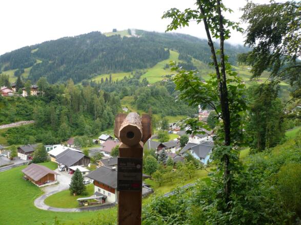 Blickpunkt Burghügel Wagrain 900m