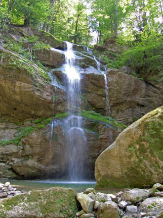 Der Wasserfall in Alberschwende