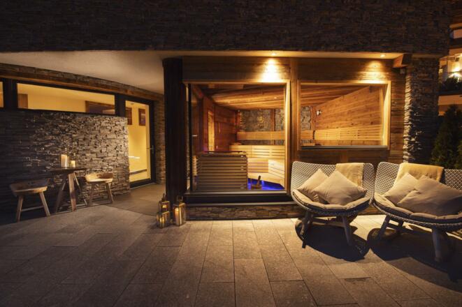 Finnische Aussensauna