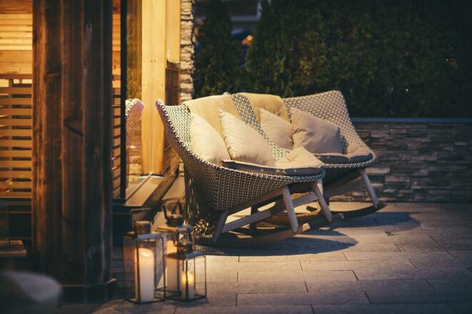 Finnische Aussensauna