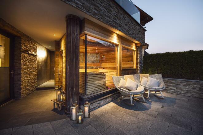 Finnische Aussensauna