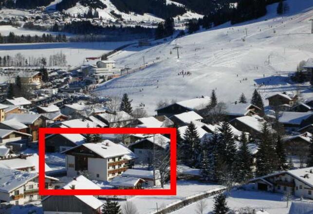 Unsere Pension im Winter, 200 m zu Pisten &amp; Loipen