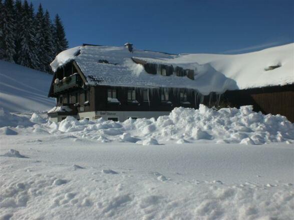 Haus im Winter