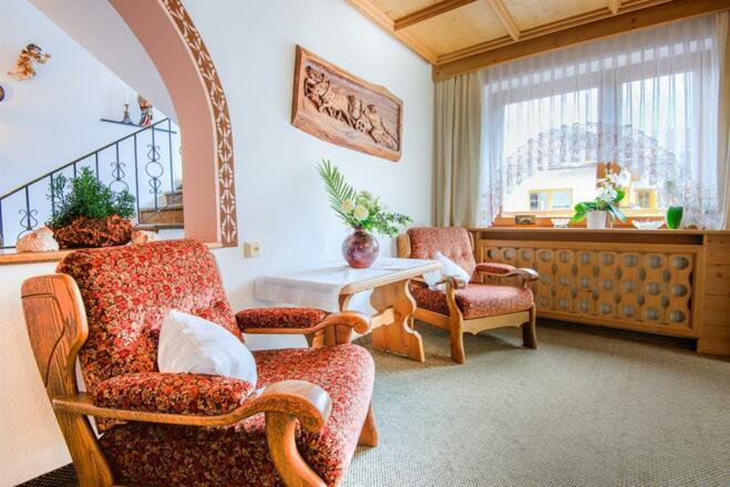 Empfangsdiele Pension Gulla