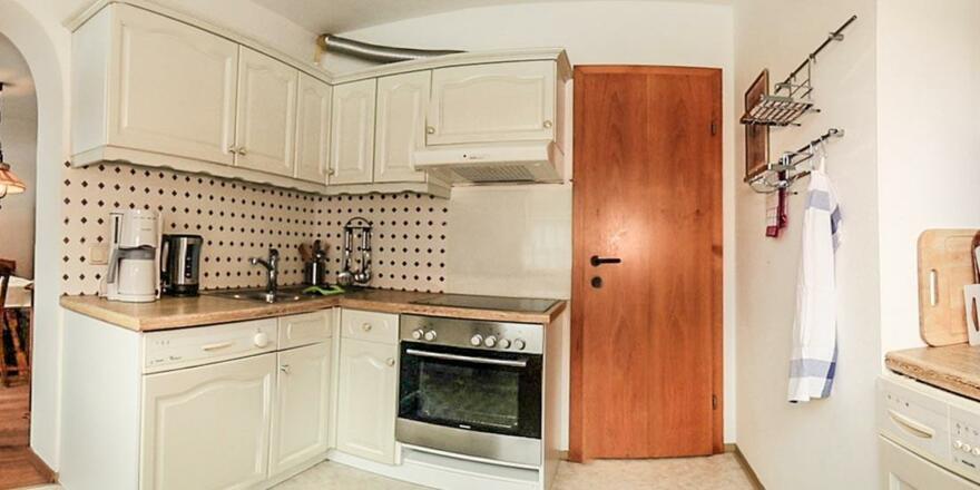 Küche in der FeWo Scheibe