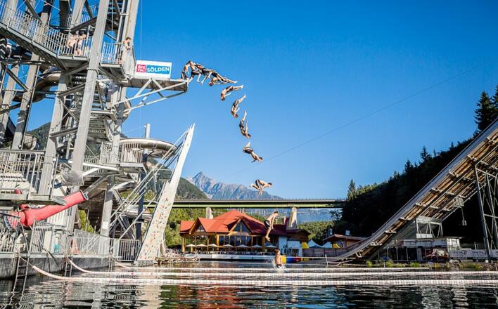 Sprungturm in der Area 47