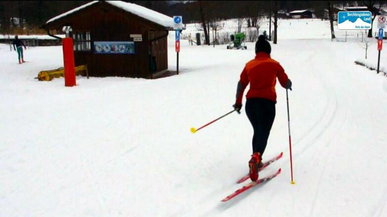 Langlauf-Zentrum Aschauerweiher im Bechtesgadener Land, Bayern Loipe Cross Country Deutschland