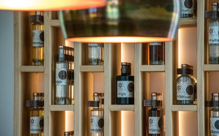 Der &quot;Showroom&quot; von Geli Scheids Destillerie