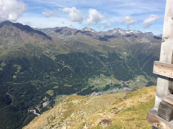 Sicht zu uns vom Brunnenkogel