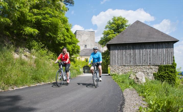 E-Bikes auf Burg Kreuzen