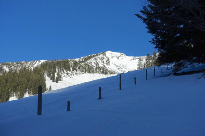 Aufstieg - Blick zum Reifelberg