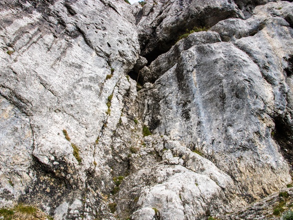 Direkt undan Schmidkunzloch is dann da Einstieg.