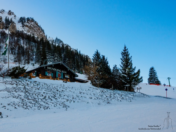 Brünnling Alm im Skigebiet Hochfelln