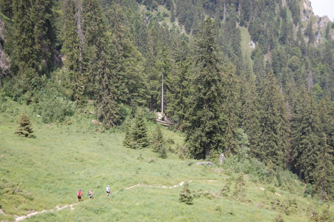 Nach der Bischofsfellnalm 