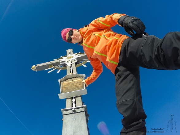 Gipfelselfi Stefan Stadler auf dem Peitingköpfl