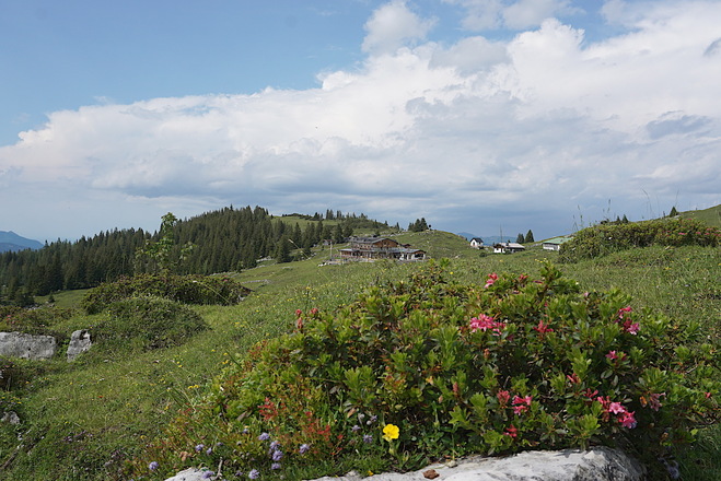 Eggenalm mit Straubinger Haus