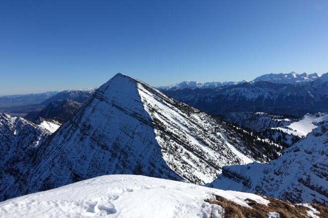 Blick zum vielbesuchten Sonntagshorn