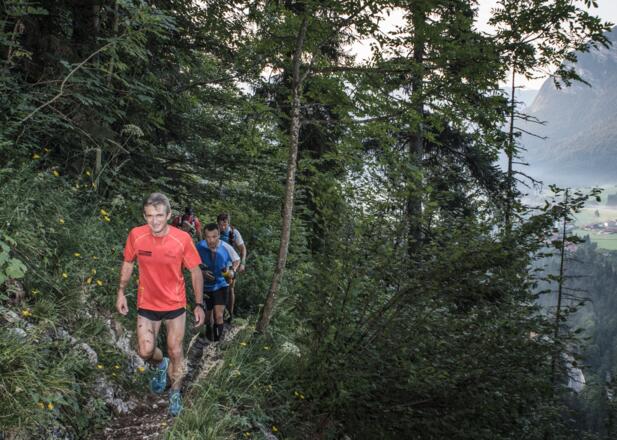 Schmaler, nicht zu unterschätzender Steig