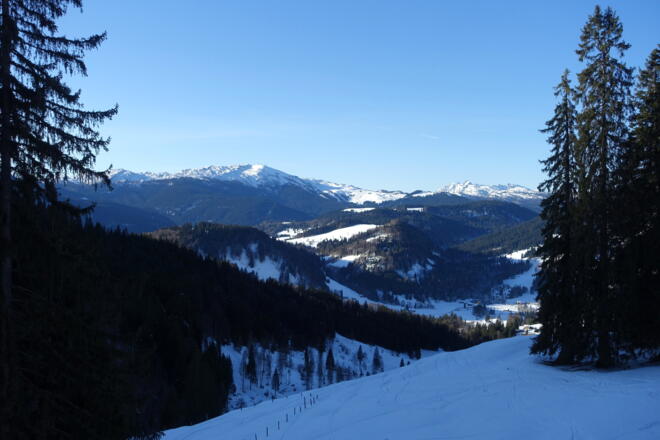 Blick Richtung Steinplatte