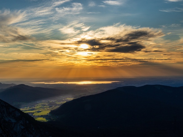 Abendstimmung am Hochstaufen.