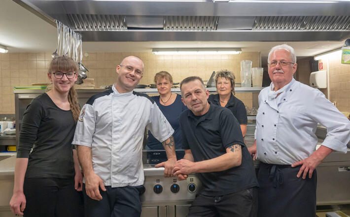 Das Küchenteam vom Altwirt