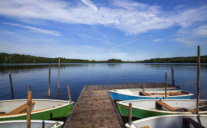 Zwischen Saaldorf-Surheim und Laufen liegt das Kleinod Abtsdorfer See
