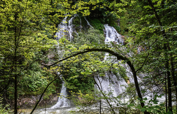 Wasserfälle in den Schwarzbach