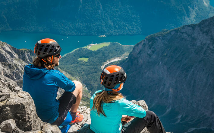 Aussicht von der Watzmann Ostwand