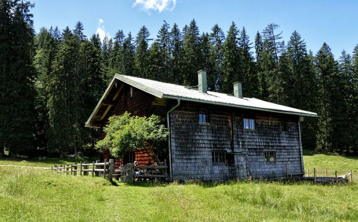 Die Diensthütte auf der Anthaupten