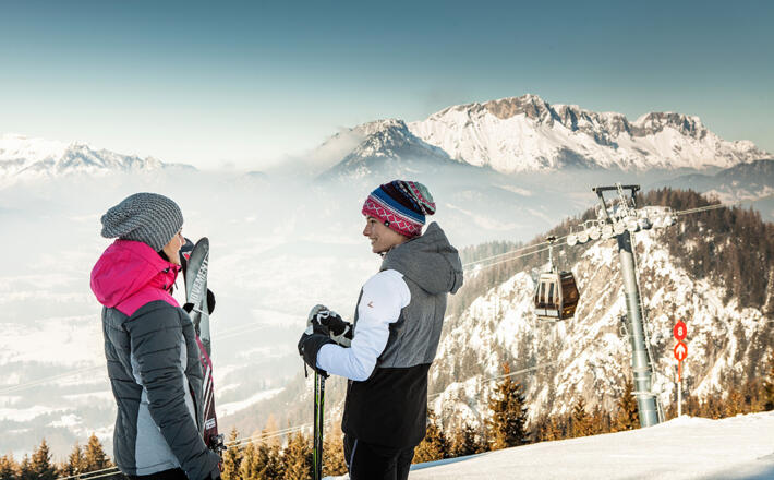 Aussicht vom Jenner zum Untersberg