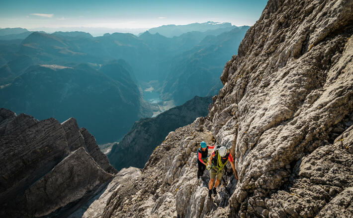 Mit der Bergsteigerschule Watzmann in den Berchtesgadener Bergen unterwegs