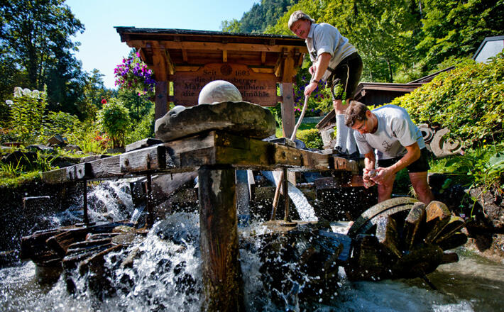Die letzte Marmorkugelmühle Deutschlands
