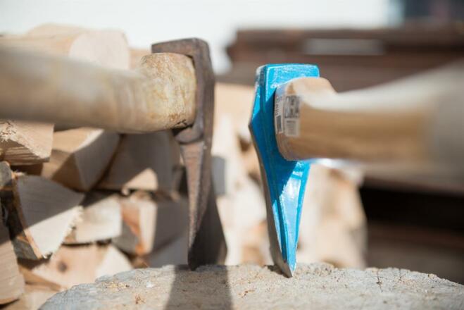 Das Brennholz ist inklusive