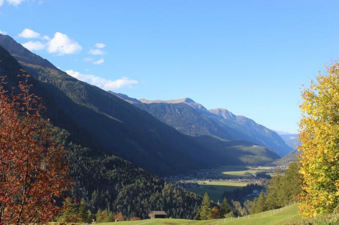 Aussicht Burgstein Herbst