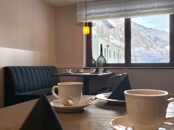 Ausblick Frühstückszimmer