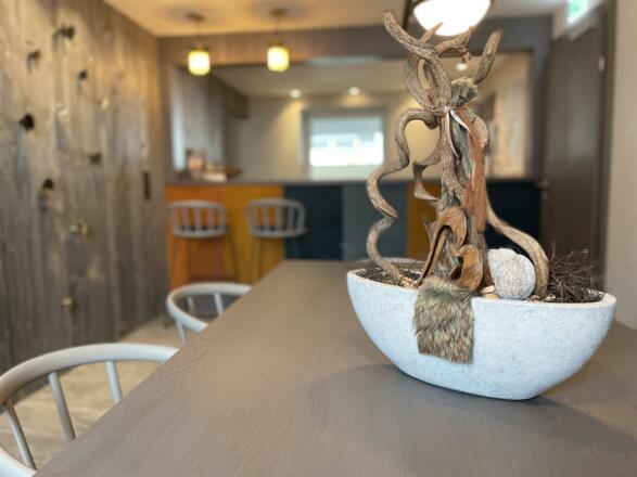 Loungebereich mit Rezeption