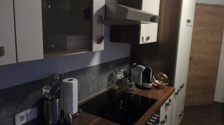 Küche mit sämtlichen Utensilien