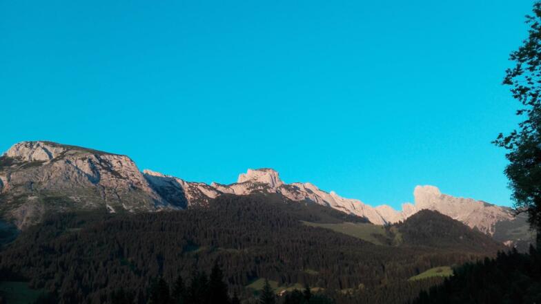 Blick auf den Gosaukamm