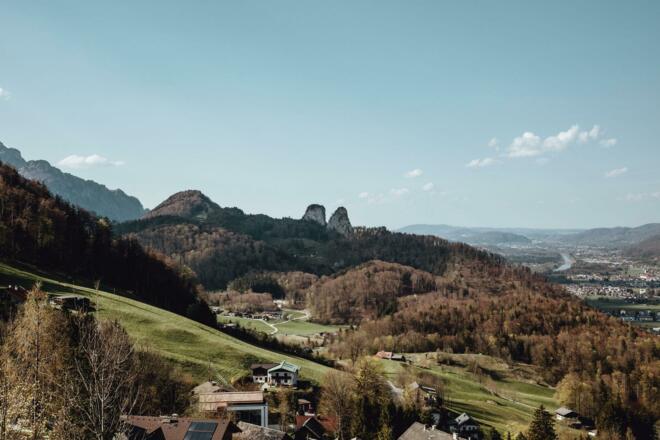 Natur Dürrnberg Barmsteine u Salzach
