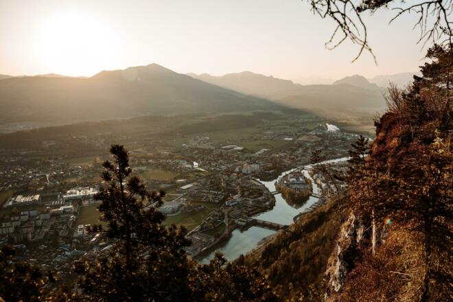 Natur Hallein Pernerinsel ohne Kreuz