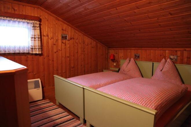 Schlafzimmer im Ferienhaus Stock