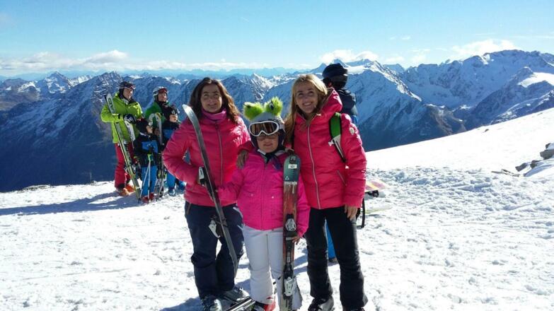 Schifahren am Gletscher