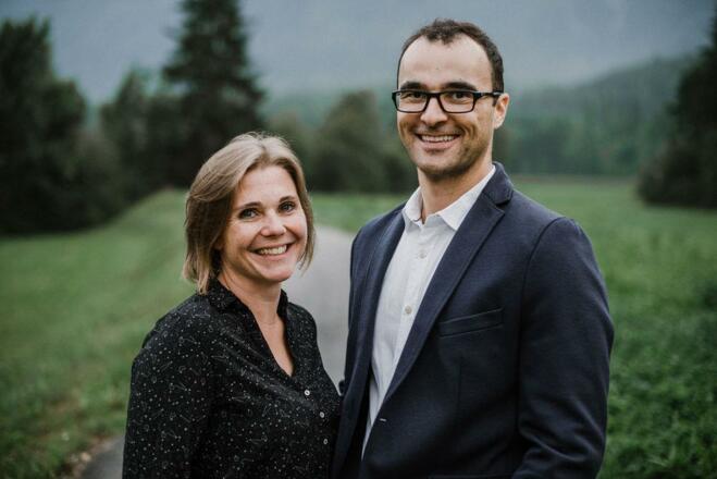 Gastgeber Christine und Christoph